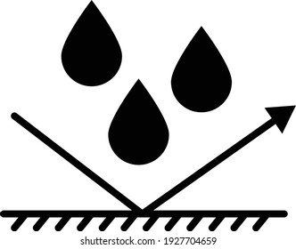 waterproof protection icon vector. Protection icon