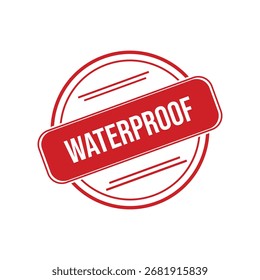 Waterproof Rubber Stamp Seal Vector
