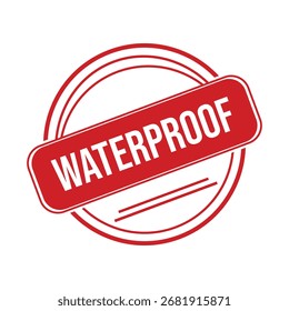 Waterproof Rubber Stamp Seal Vector