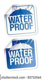 Waterproof stickers set.