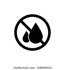 Waterproof Symbol Icon Vector Illustration