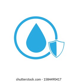 Waterproof Symbol Icon Vector Illustration
