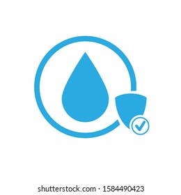 Waterproof Symbol Icon Vector Illustration