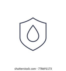 Waterproof Vector Line Icon