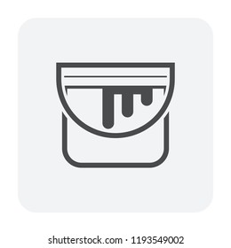 Waterproof and water leak icon, 64x64 perfect pixel and editable stroke.