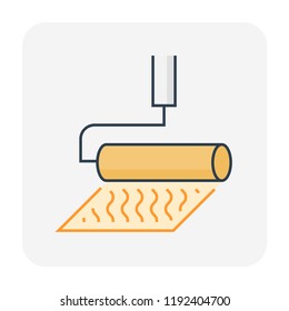 Waterproof and water leak maintenance icon, editable stroke.