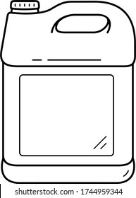Grundwasserschutz Symbol für die Umrisslinie des Vektors.