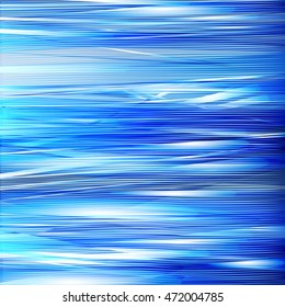 Waters of lake surface, natural abstraction of blue sky reflected in water.