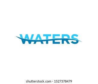 Waters Logo Template Vector Illustration Design