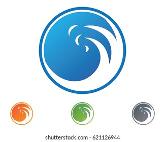 Waters wave logos
