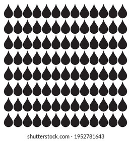 Patrón De Motivos En Forma De Agua. Decoración de interiores, exteriores, alfombras, textiles, prendas de vestir, tela, seda, mosaico, plástico, papel, envuelto, tapicería, almohada, sofás, fondo, etc. Ilustración vectorial 