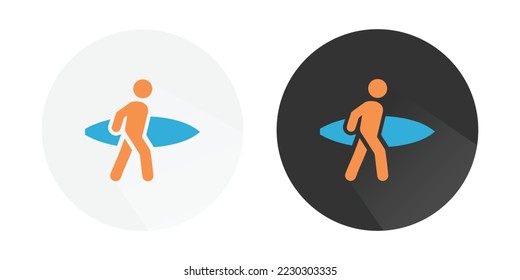 Waterski icon, Water skiing icon, Jet ski icon, Water Ski Sport, Water skiing logo Colorful vector icons