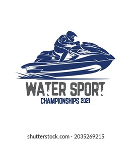 Watersport racing logo design, perfect for event and club team logo design