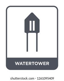 watertower icon vector on white background., watertower simple element illustration
