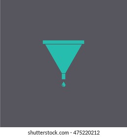 watewatering can vector icon. Flat design style eps 10