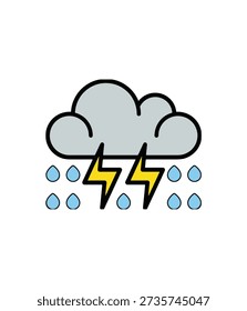 wather icon line art,wather icon vector art