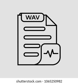wav file type icon