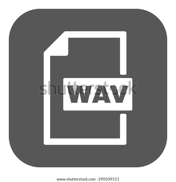 Wav Icon File Audio Format Symbol のベクター画像素材