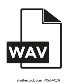 Wav isolated black icon.
