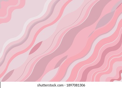 Wave abstrakte Kunst Hintergrund Form Vektordesign. Designbild