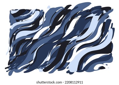 Wave abstract art background shape vector design. picture texture