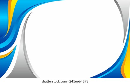 wave abstract art background template design