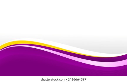 wave abstract art background template design