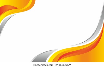 wave abstract art background template design