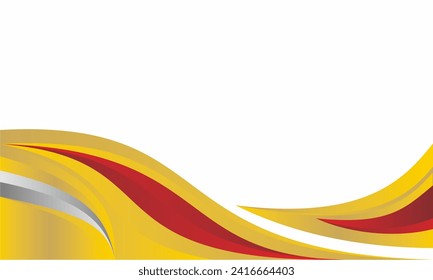 wave abstract art background template design