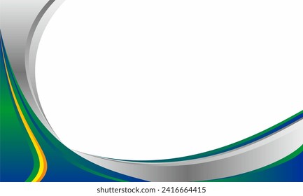 wave abstract art background template design