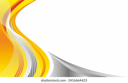 Entwurf einer abstrakten Wellenhintergrund-Vorlage