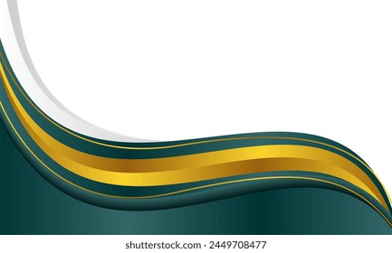 Wave abstract art background template