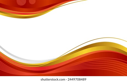 Wave abstract art background template