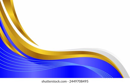 Wave abstract art background template