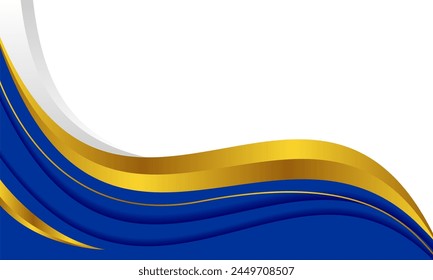 Wave abstract art background template