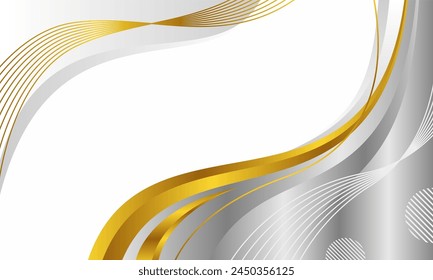 Wave abstract art background template