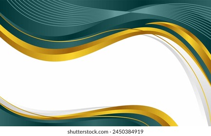Wave abstract art background template