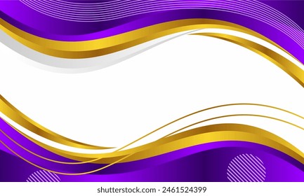 Wave abstract art background template