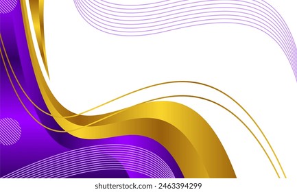 Wave abstract art background template