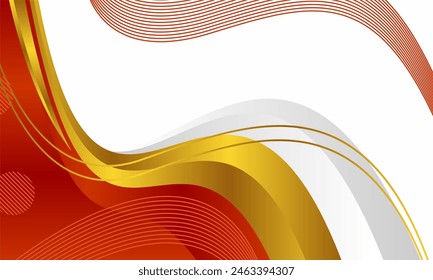 Wave abstract art background template
