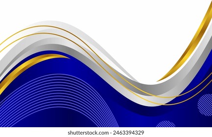 Wave abstract art background template