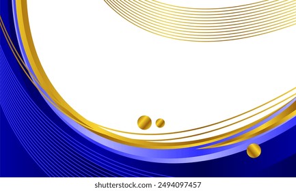 Wave abstract art background template