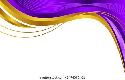 Wave abstract art background template