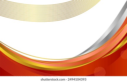 Wave abstract art background template

