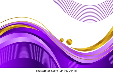Wave abstract art background template

