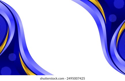 Wave abstract art background template