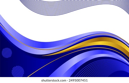 Wave abstract art background template