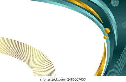 Wave abstract art background template