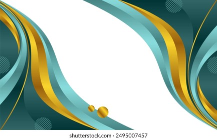 Plantilla de fondo de arte abstracto de onda