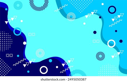 Plantilla de fondo de arte abstracto de onda